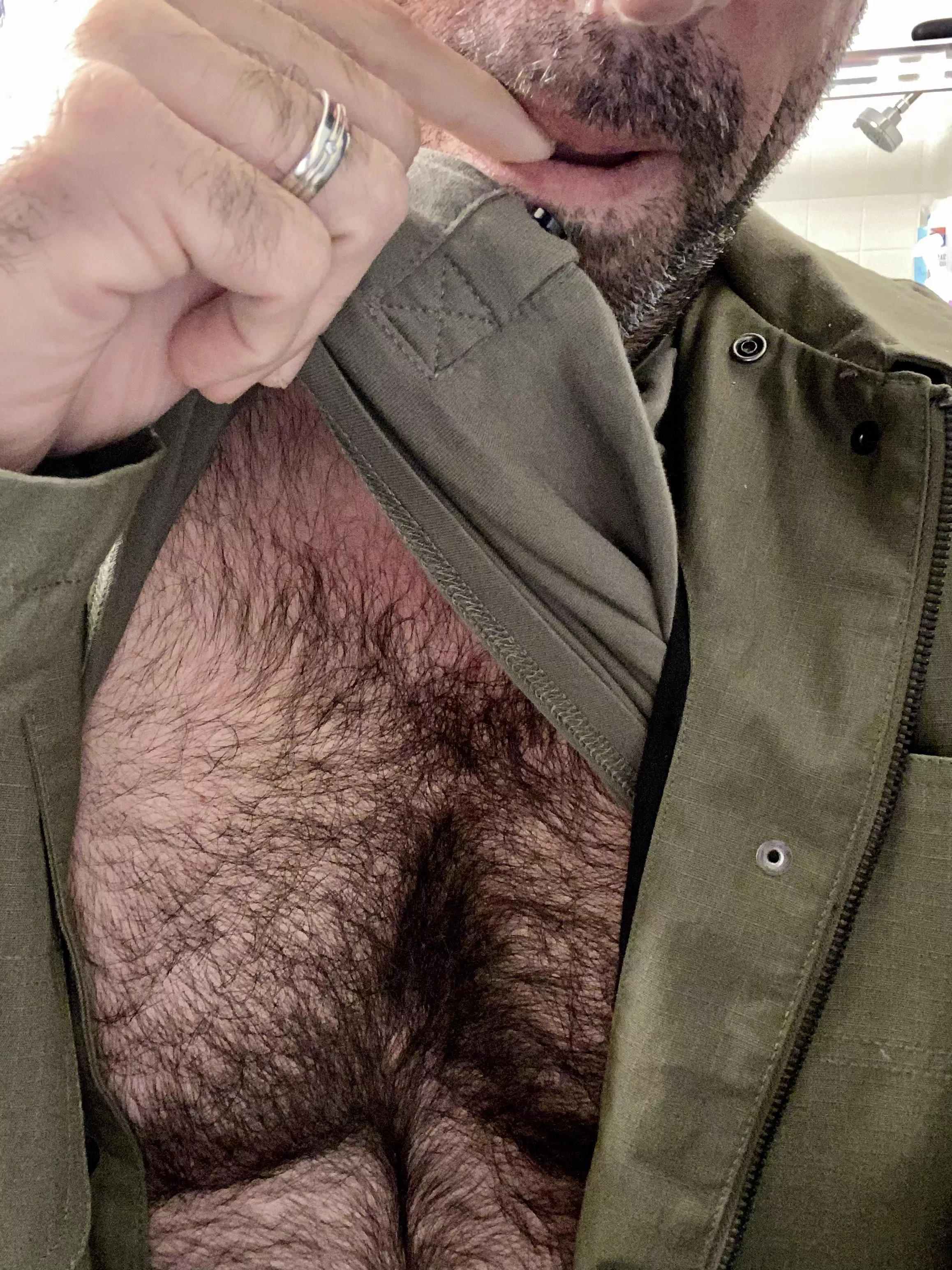 Leaving to go shopping and could not resist.