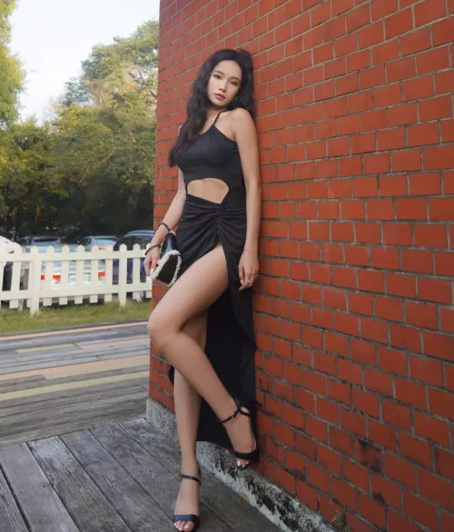 Leggy asian