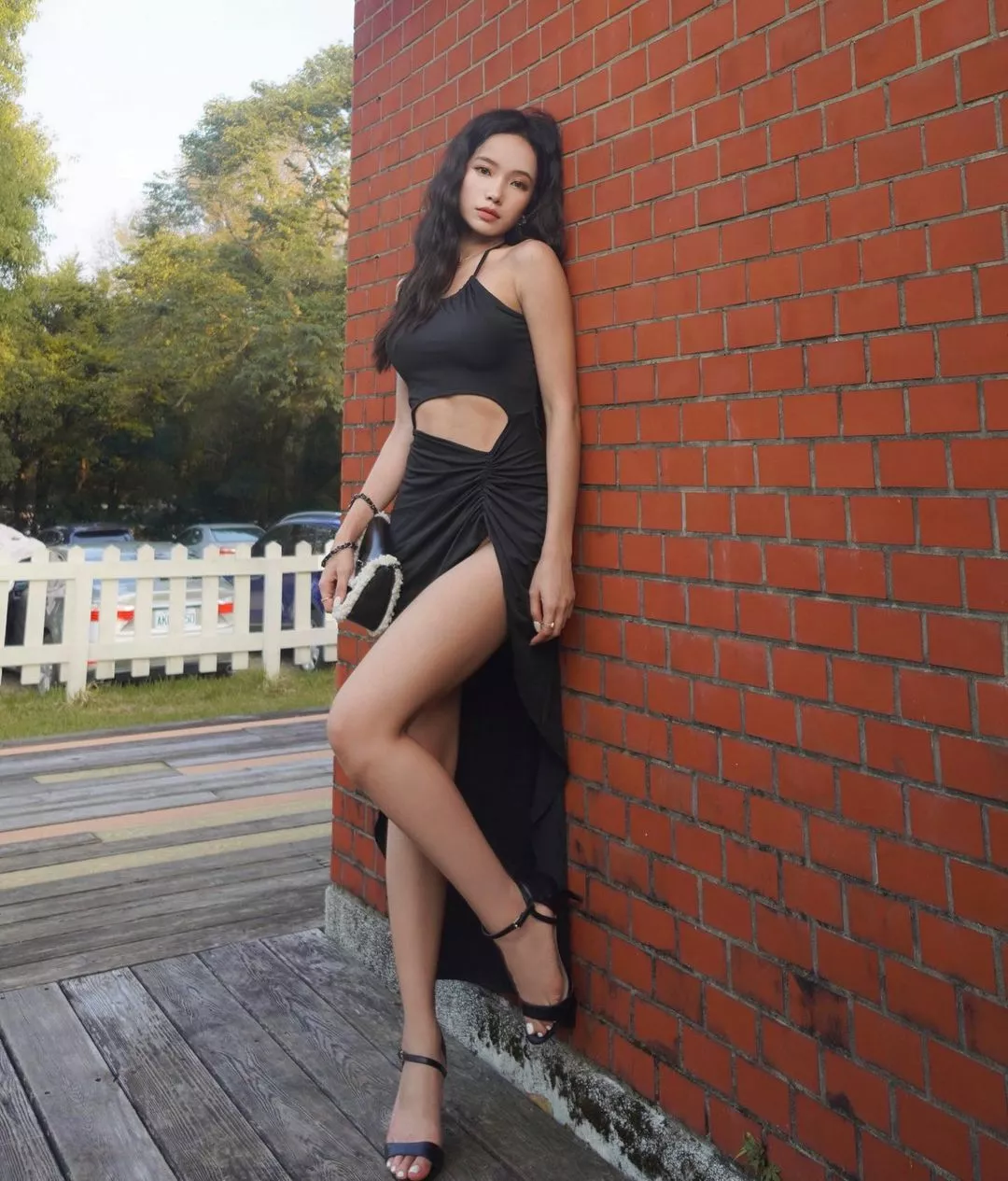 Leggy asian