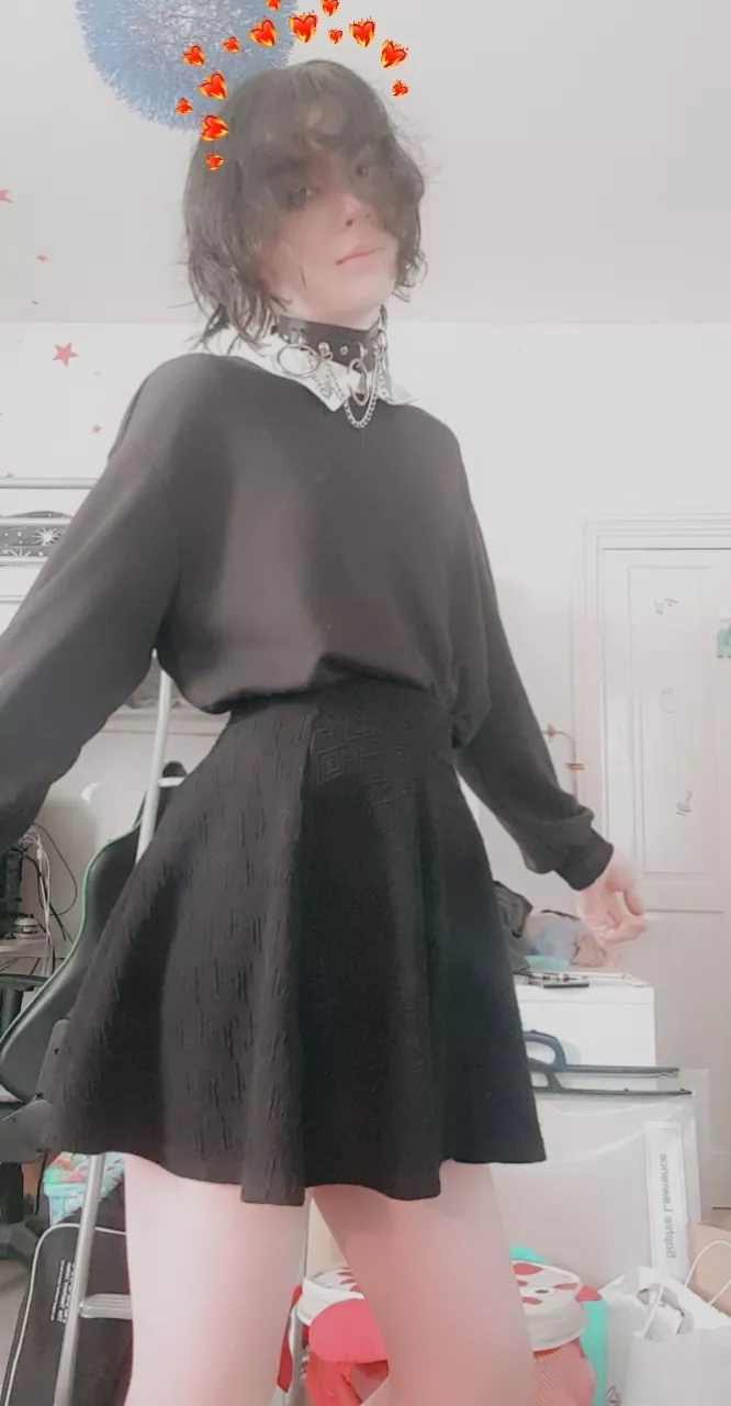 Legs on show for a change