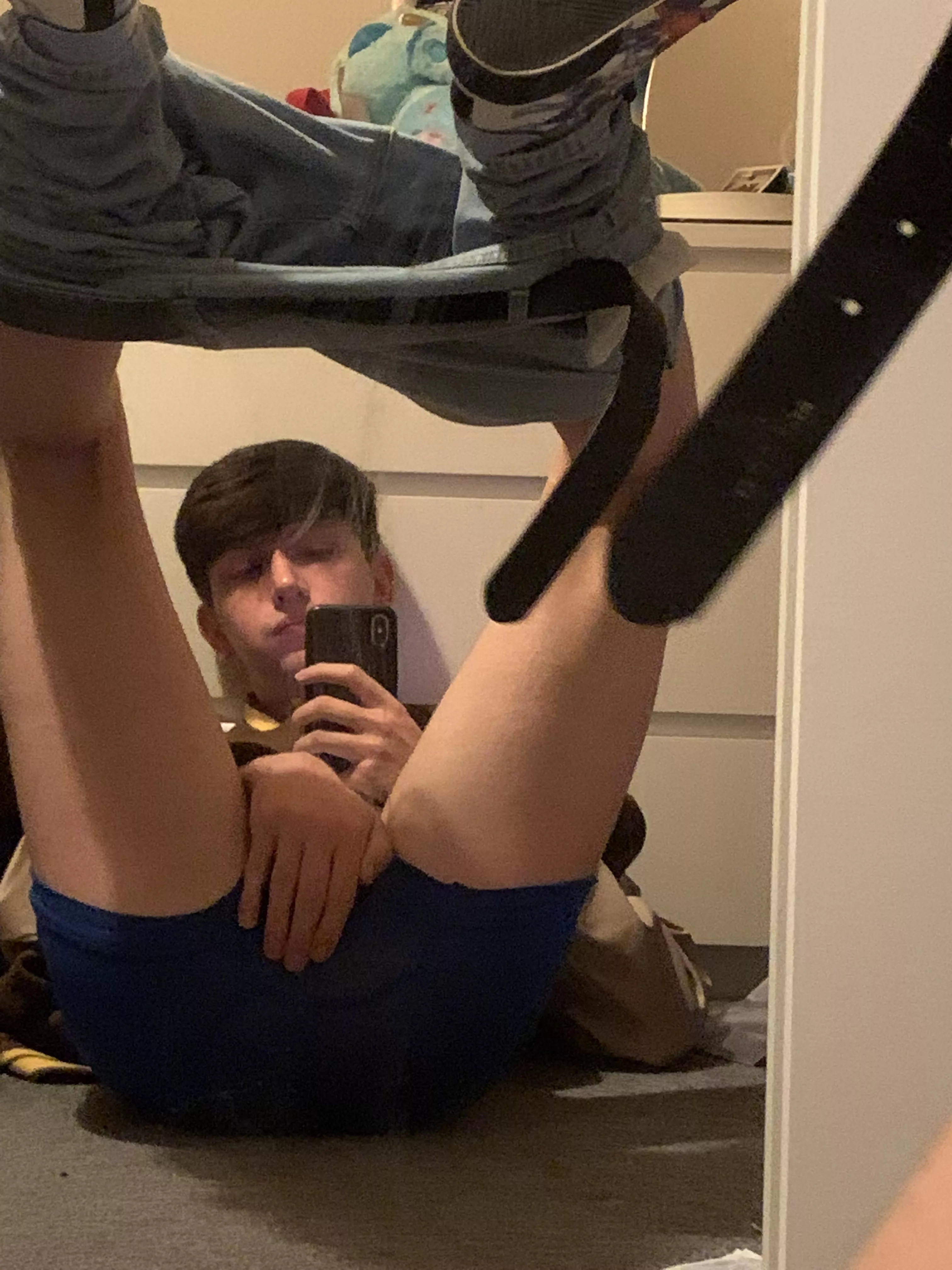 Legs open and ready 😈