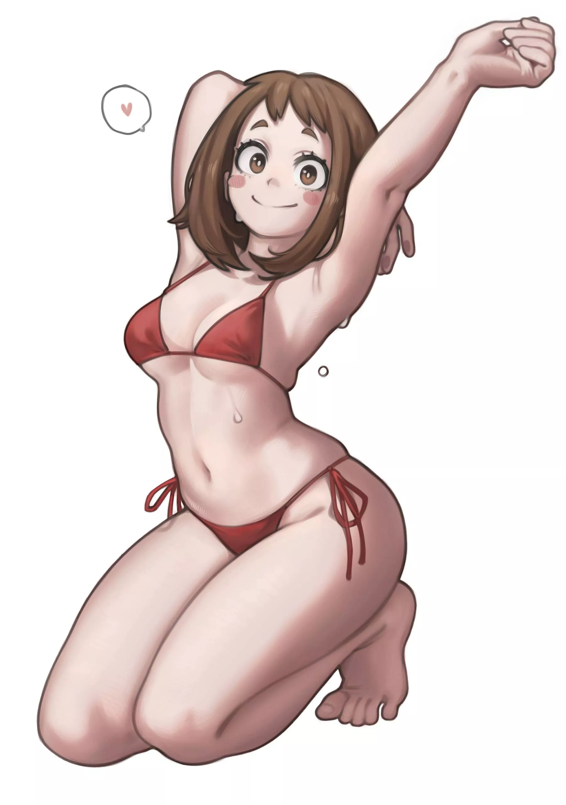 [Lentiyay] Ochako's Red Bikini