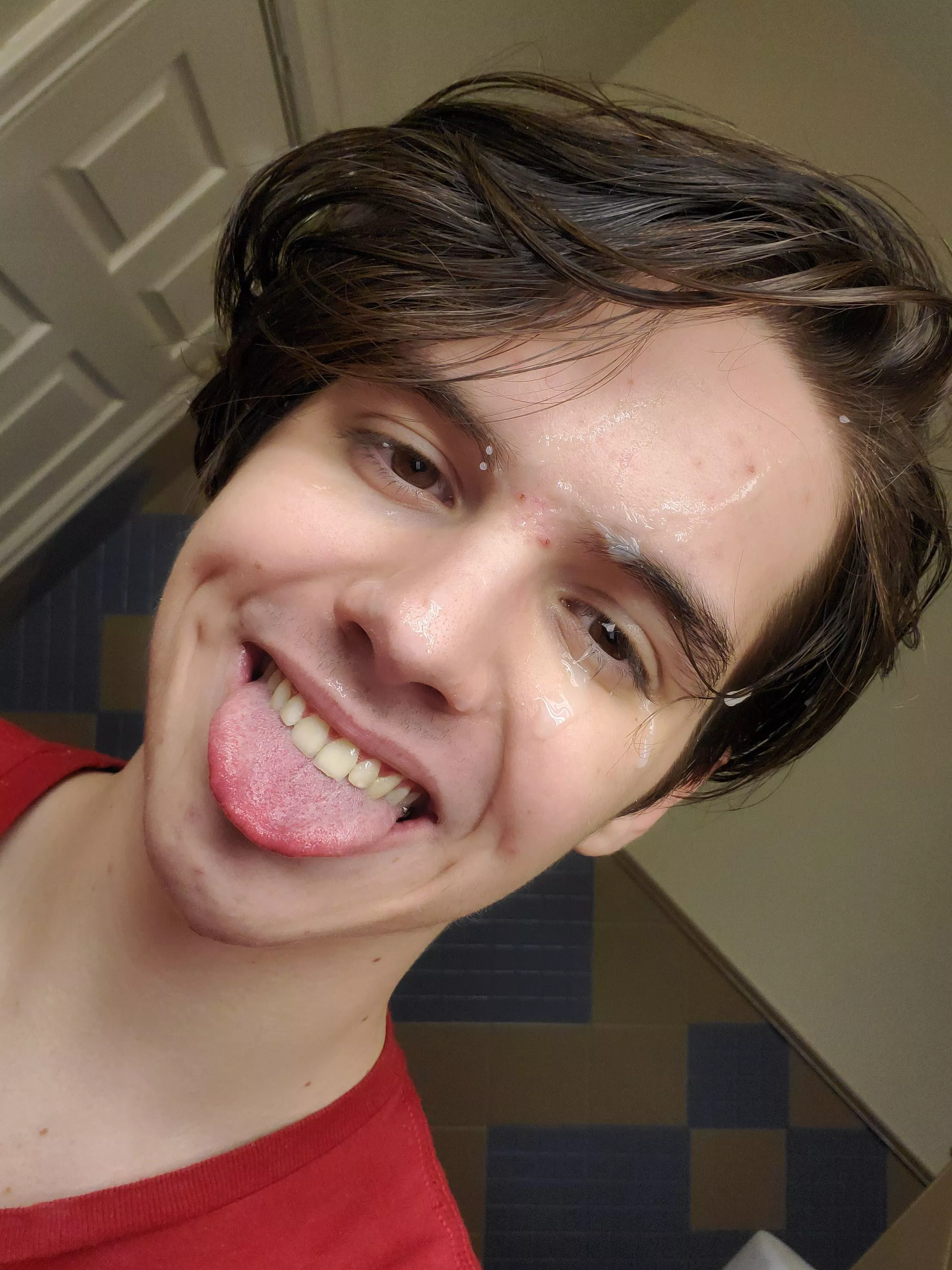 Let a guy blow on my face after a public sessions (19)