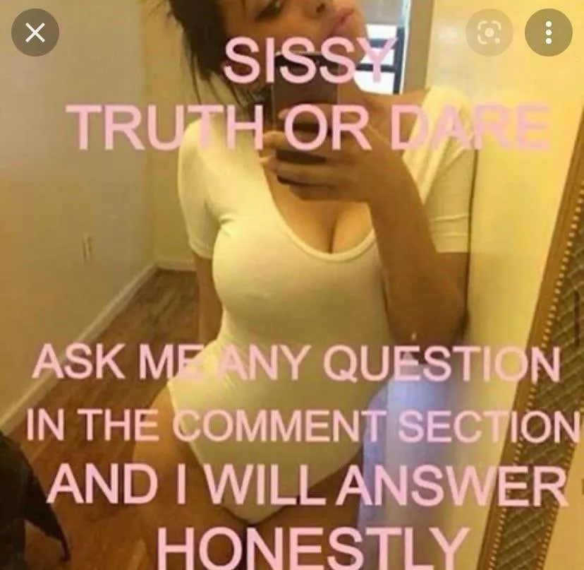 Let me prove I'm a sissy Let me prove I'm a sissy