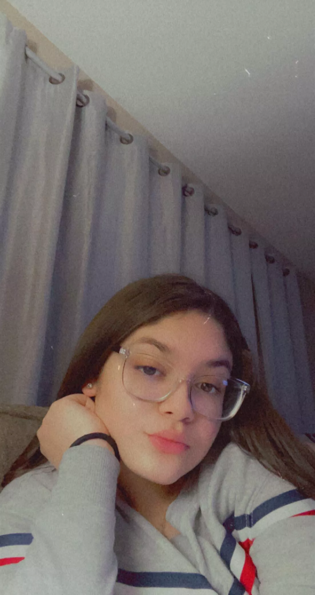 Let me slurp your dick up, as you play with my Hair.