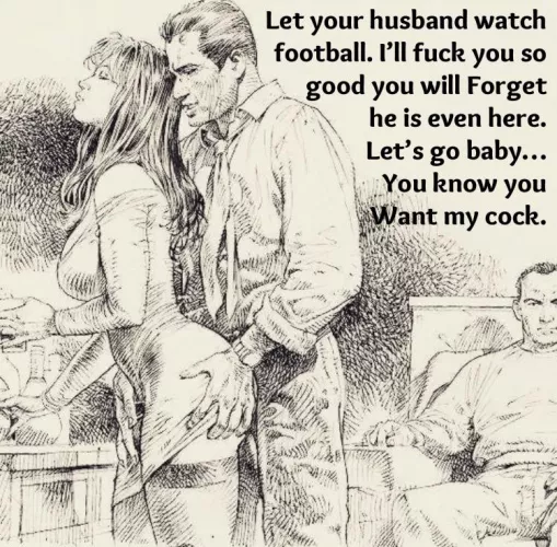 Let your husband watch football…