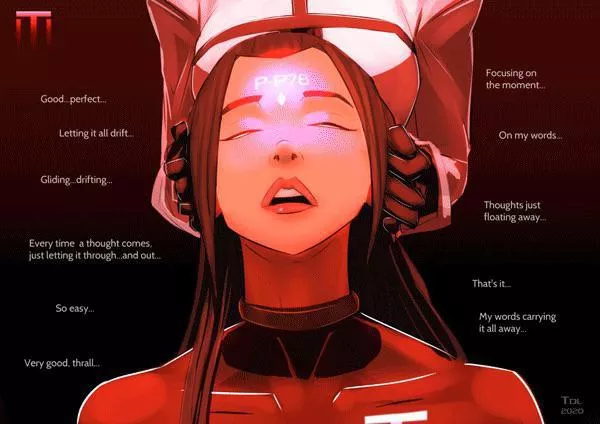 Let your mind drift away, and become a good little thrall. (TDL)