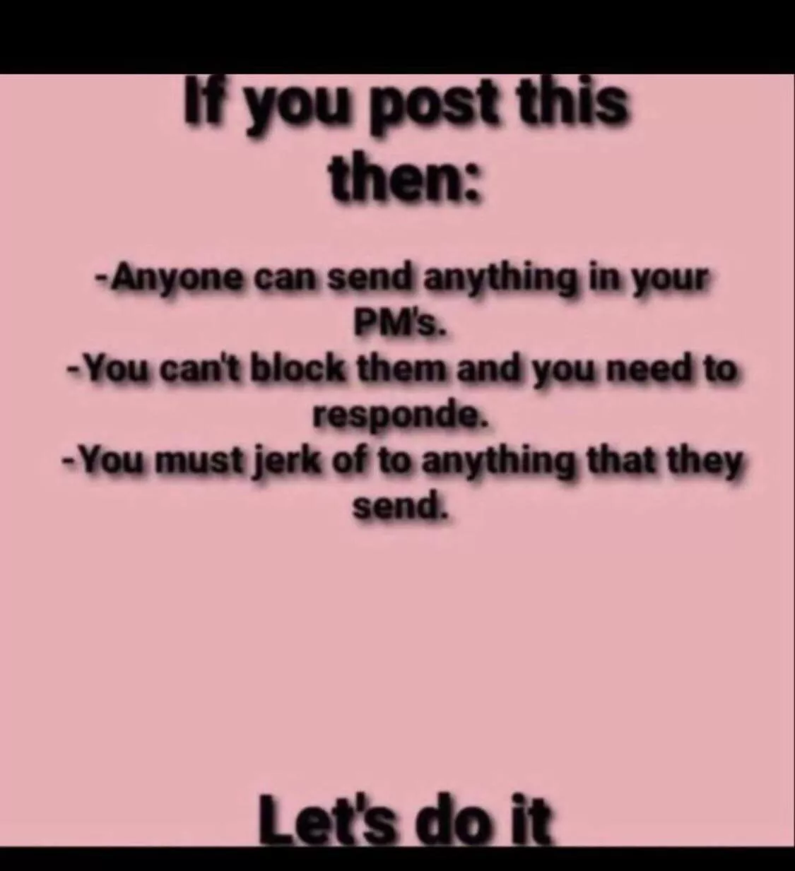 Let’s do it