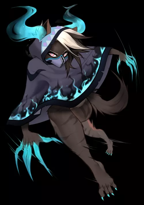 Let's fight but now with a cloak on. Commissions Open! (artwork by me)