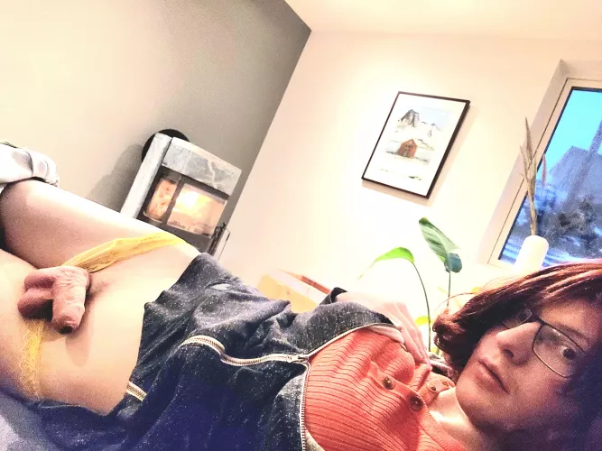 Let's get cozy by the fireplace together