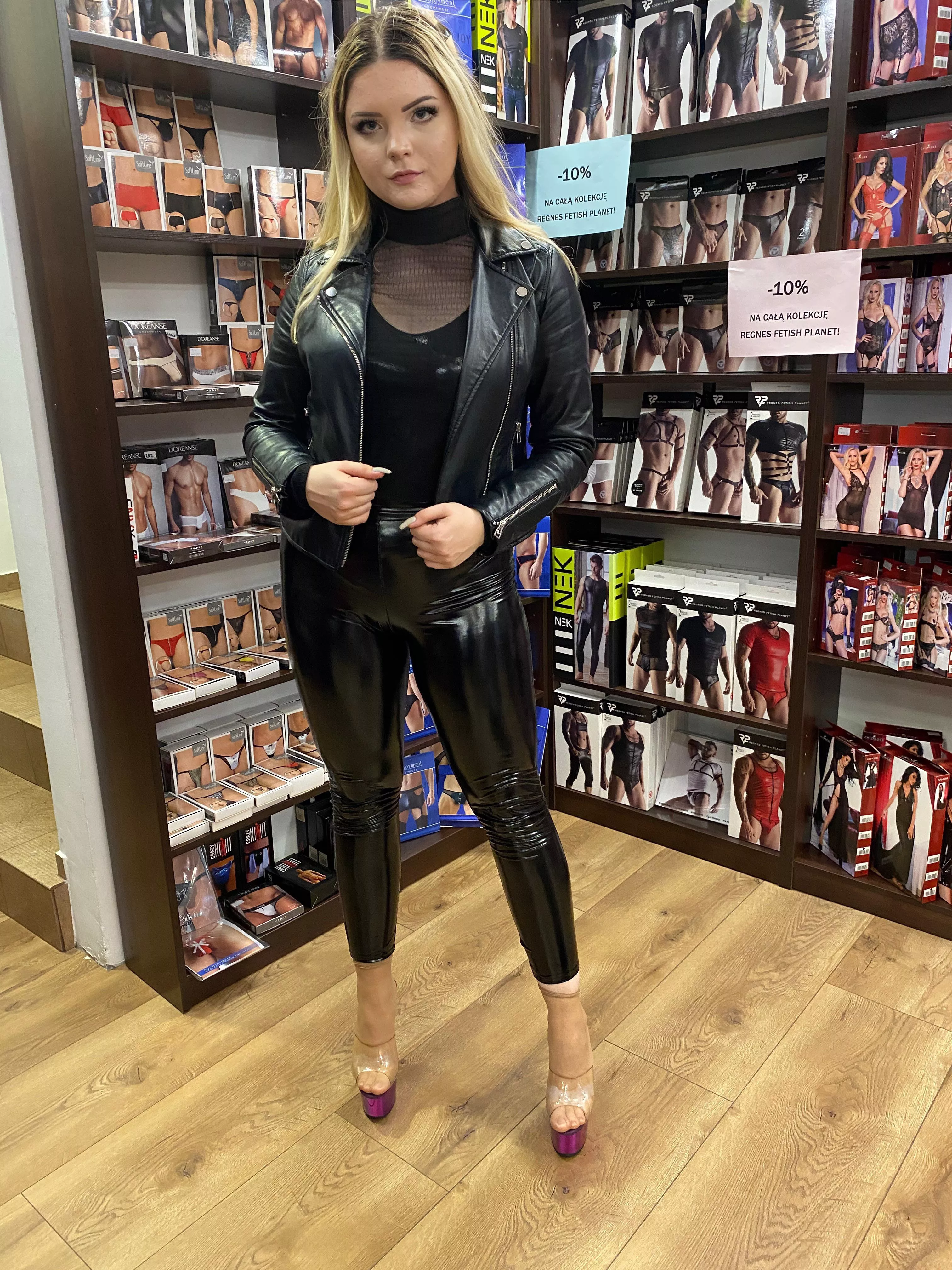 Lets go together to sex shop and buy sissy clothes for you 😈