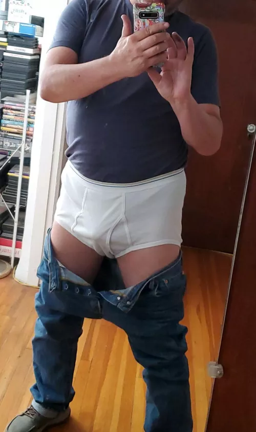 Let's start 2022 off right, tucked briefs...