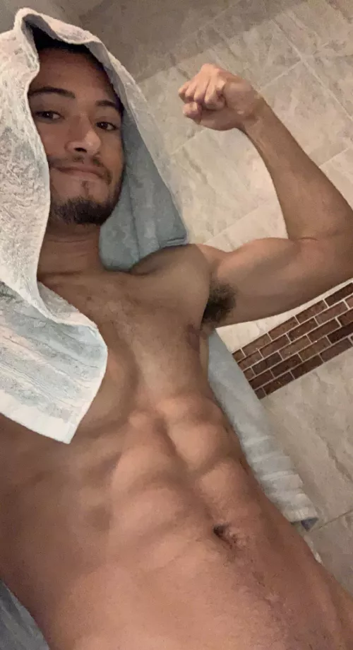 Let’s towel off together bro