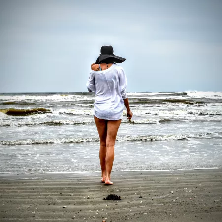 Let's walk into the ocean