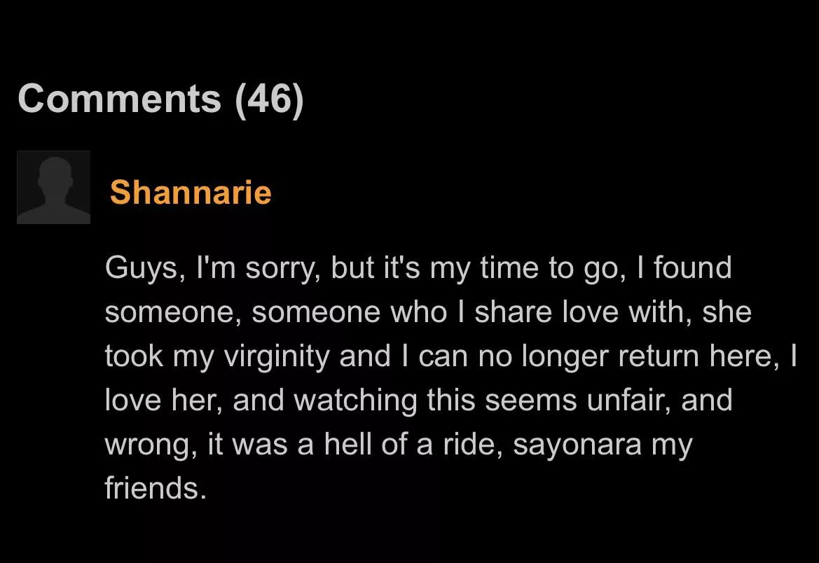 Letter of resignation