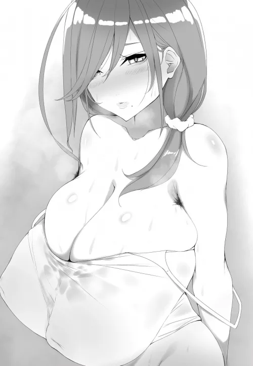 Letting it slip off (@marimo_zz)