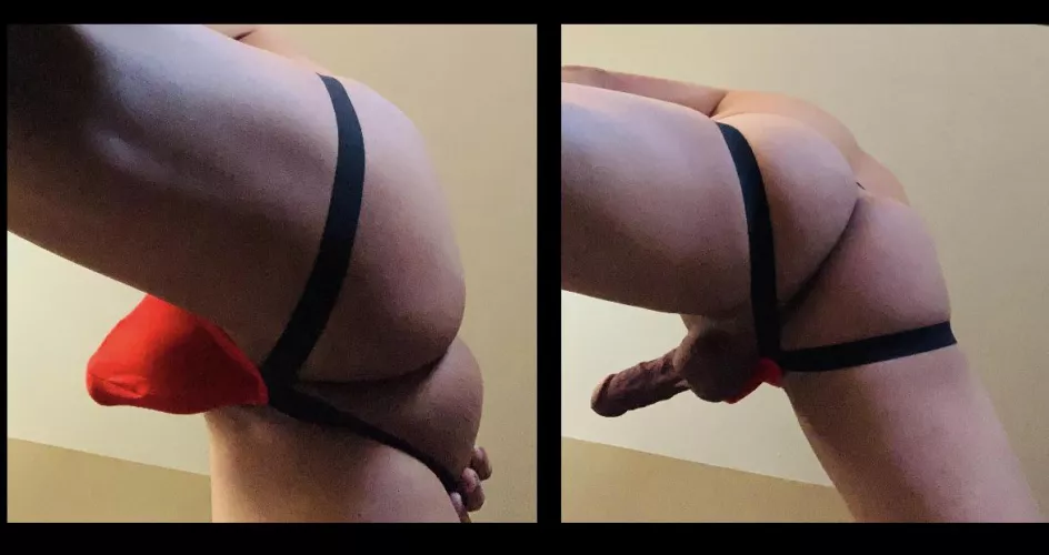 Letting my cock breath in my Jockie