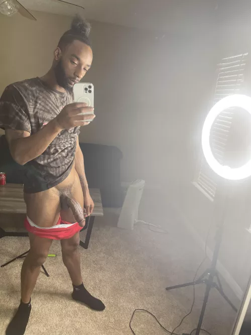 Letting my DICK hang.