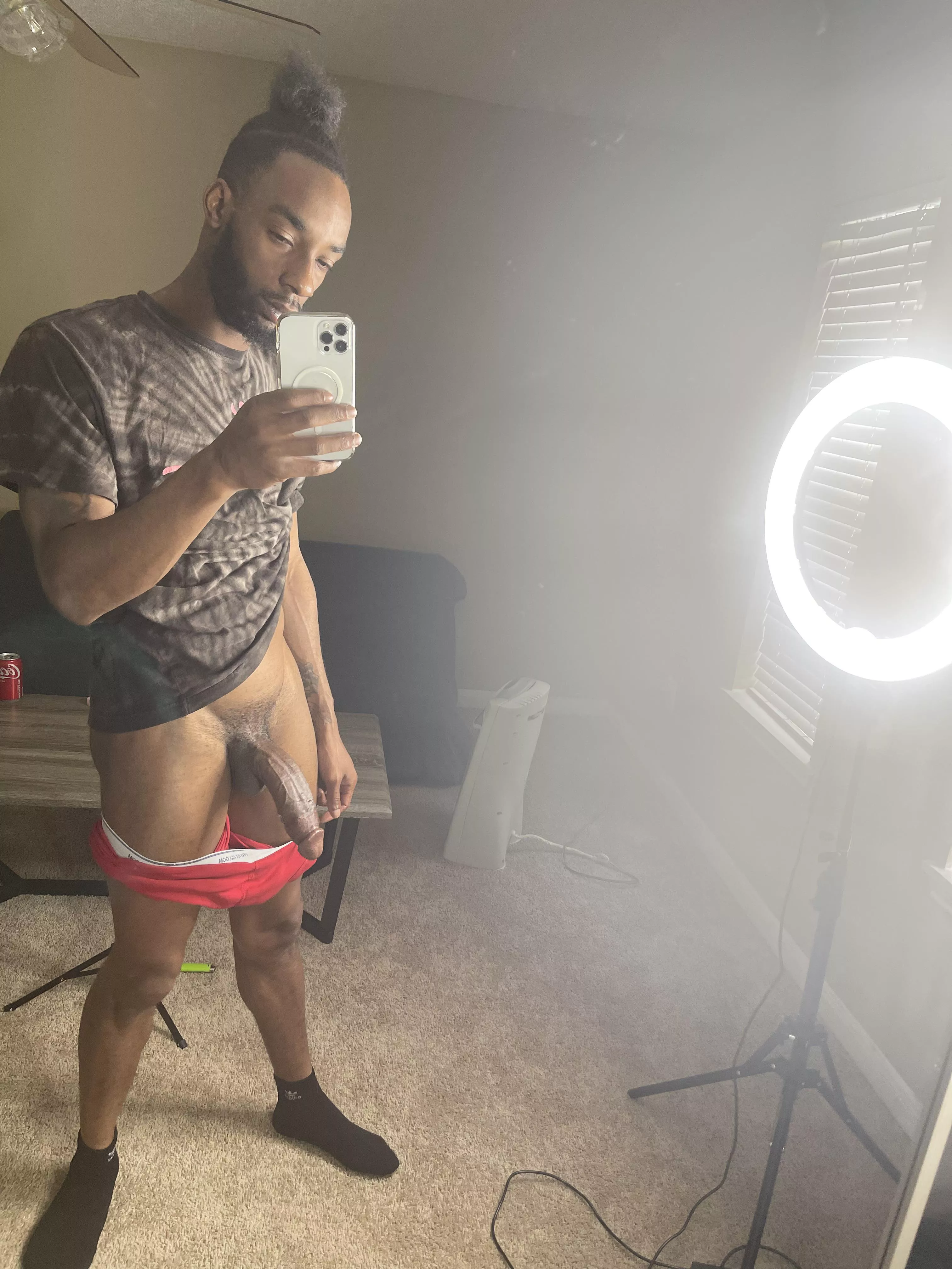 Letting my DICK hang.