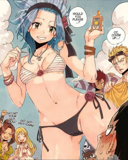 Levy seduces gajeel