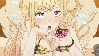 LF Color Source: 1boy, 1girl, Kitagawa Marin, Ahegao(?), blonde hair, bikini, phone, age difference, ring, japanese text, sex toy(?) LF Color Source: 1boy, 1girl, Kitagawa Marin, Ahegao(?), blonde hair, bikini, phone, age difference, ring, japanese text, sex toy(?)