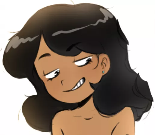 LF Color Source 1girl brown_skin black_hair