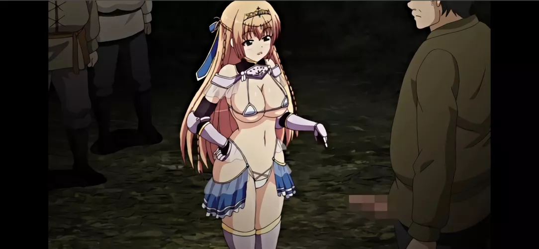 LF Color Source: 1girl, long orange hair, 3boys, white bra, big breasts