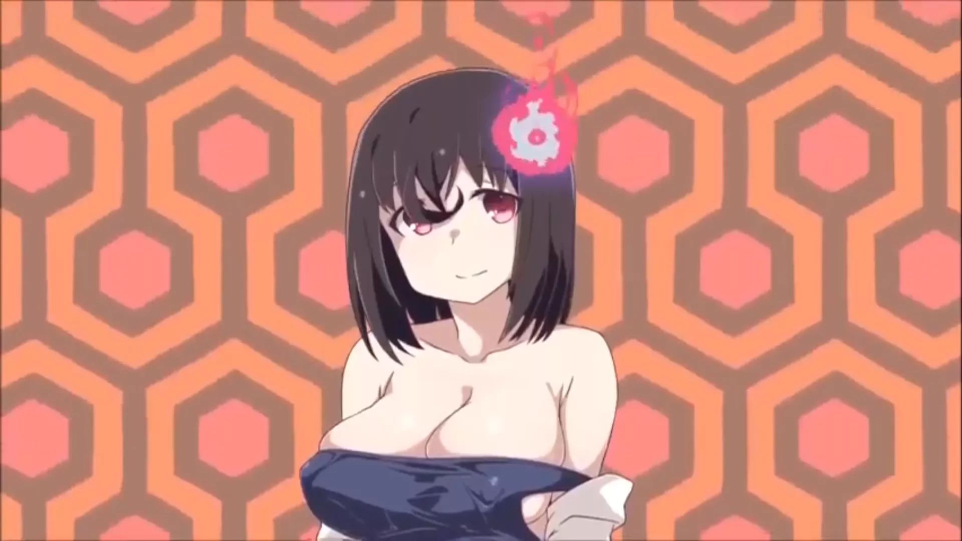 LF Color Source: 1girl, swimsuit, short hair, big boobs,