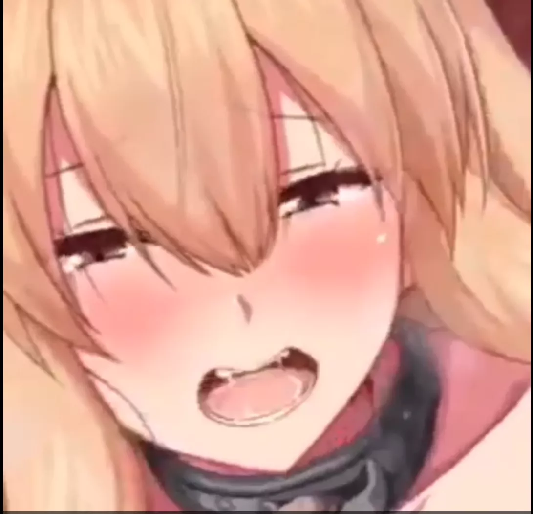 LF color source: 1girl,ahegao,collar,blonde hair