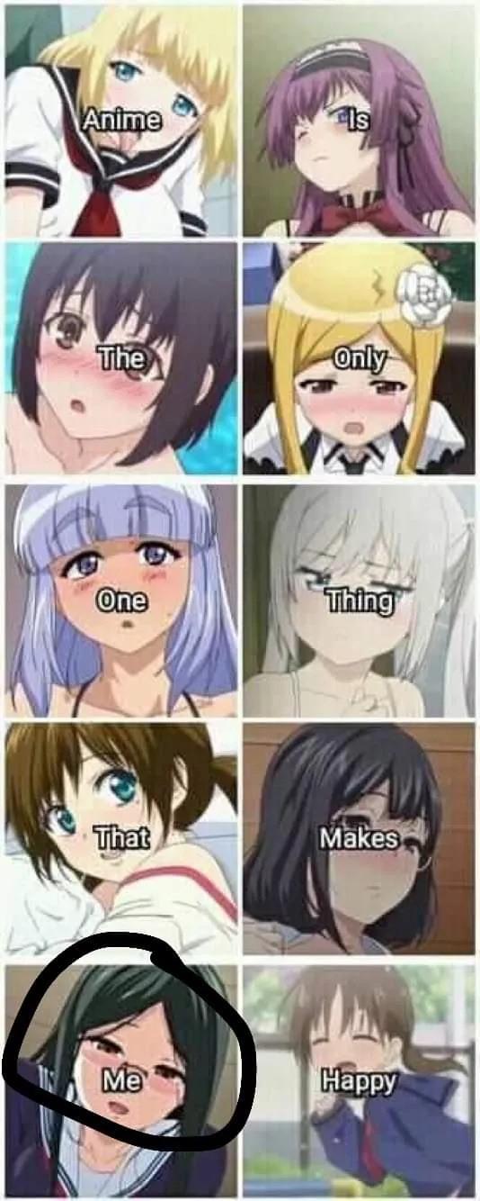 Lf color source: anime is the only one thing that makes me happy, green hair, glasses, schoolgirl