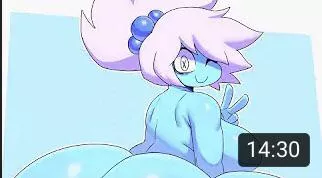 LF color source: blue skin,1girl,white hair, back