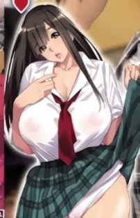 LF Color Source, Schoolgirl, black hair, thighs, skirt