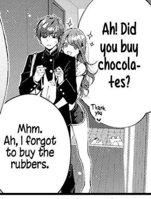 Lf mono source: 1boy, 1girl, school uniform,