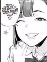 LF Mono Source: 1girl, smile/smirk, open mouth, teeth, wink, one eye closed, eyebrow visible through hair, short dark hair, sidelock, blunt bangs, schoolgirl/school uniform, white collared shirt, bowtie, collarbone, spoken heart, star,  LF Mono Source: 1girl, smile/smirk, open mouth, teeth, wink, one eye closed, eyebrow visible through hair, short dark hair, sidelock, blunt bangs, schoolgirl/school uniform, white collared shirt, bowtie, collarbone, spoken heart, star,