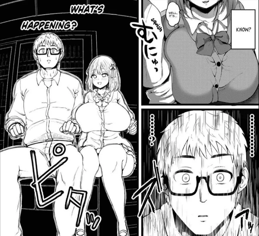 LF mono source: 1girl,1boy, what’s happening,boob touch, know, “well, it’s….”