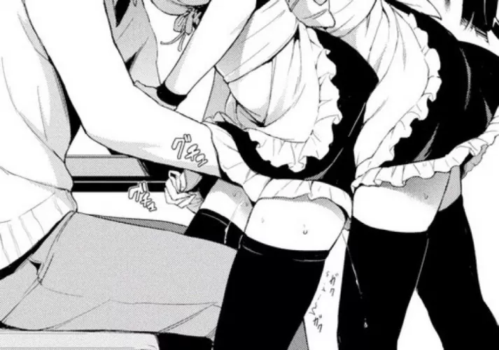 LF Mono Source : 2maids,maid Cafe,fingering under skirt