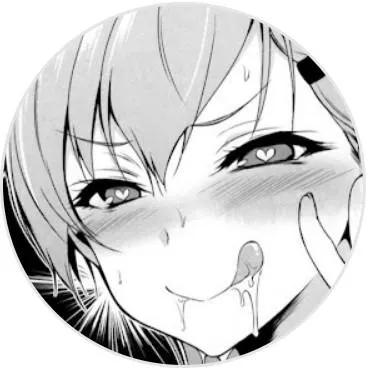 LF Mono Source: drool, tongue out, blush, heart-shaped pupils