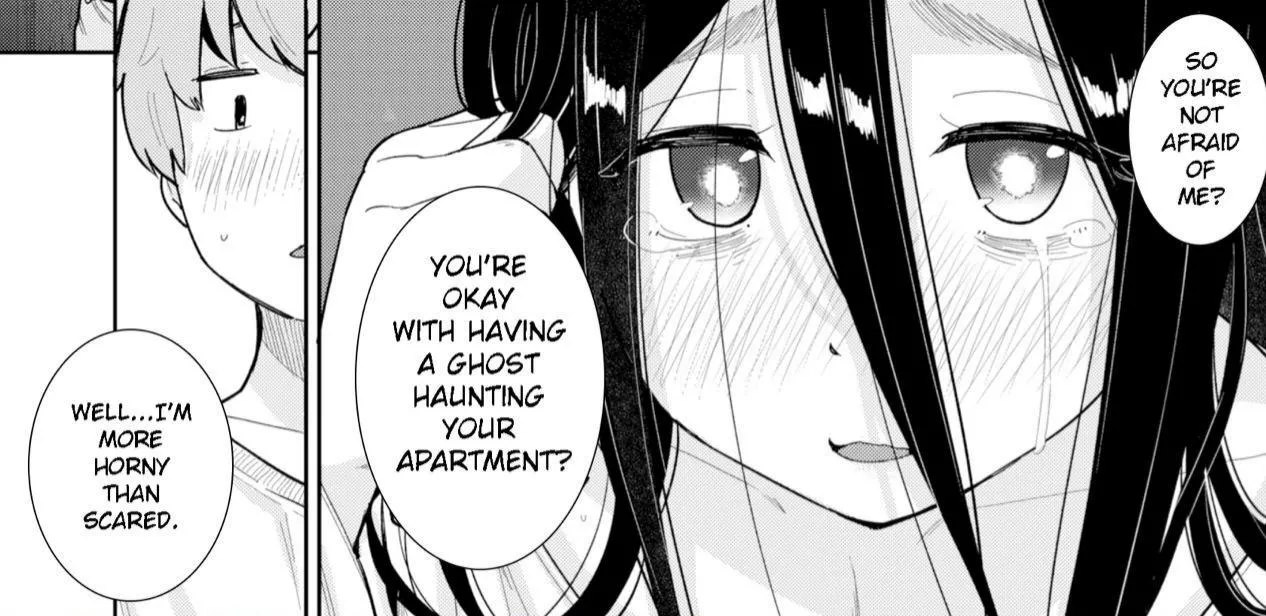 LF Mono Source: So you're not afraid of me? You're ok with having ghost haunting your apartment? LF Mono Source: So you're not afraid of me? You're ok with having ghost haunting your apartment?