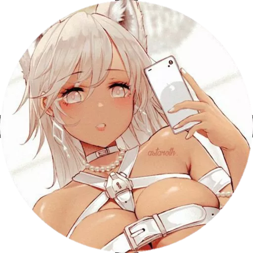 LF Mono source:Neko girl/Fox girl,Bondage,Harness,Tanned/Dark skin,Cellphone