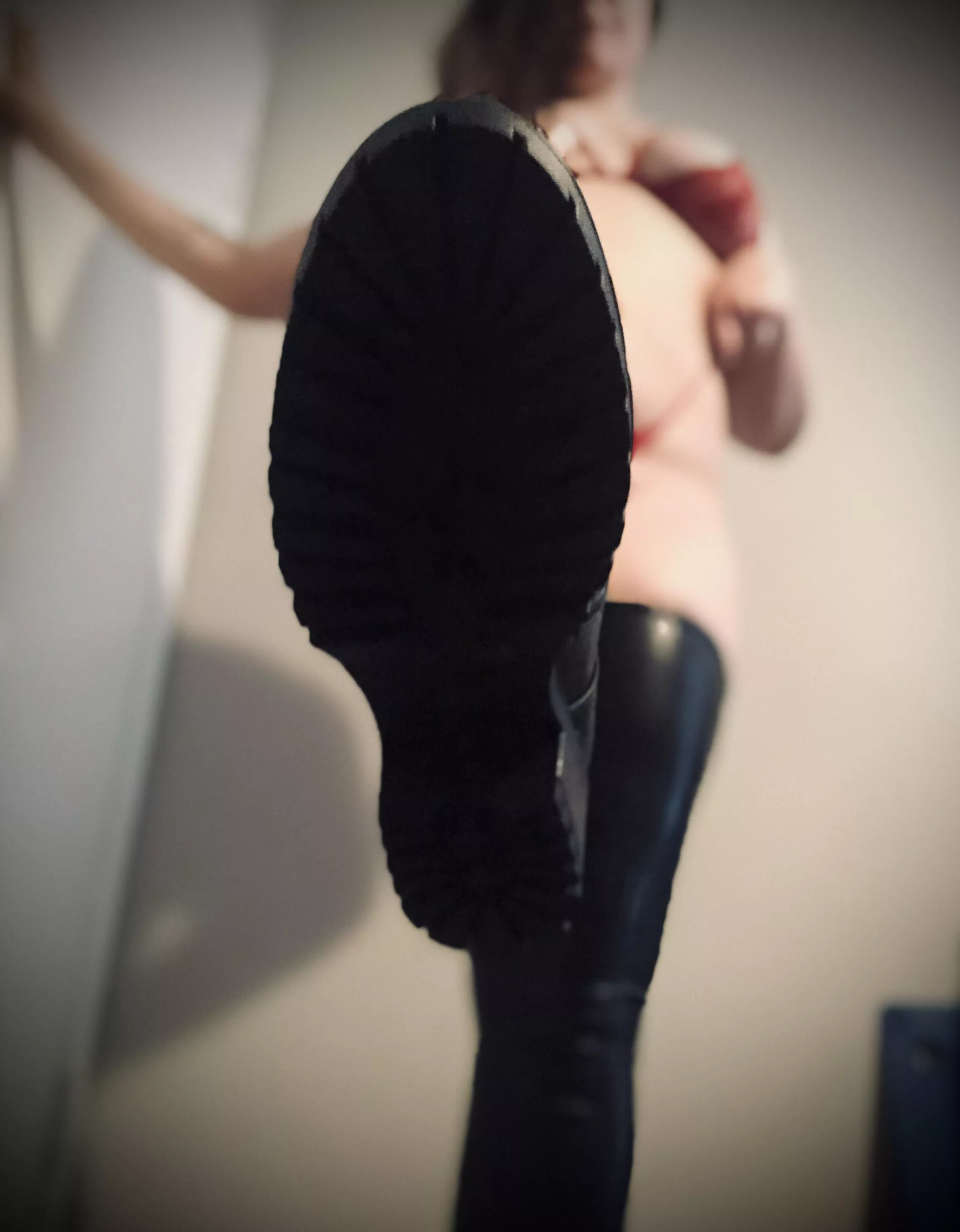 Lick my boot Slave π Lick my boot Slave π