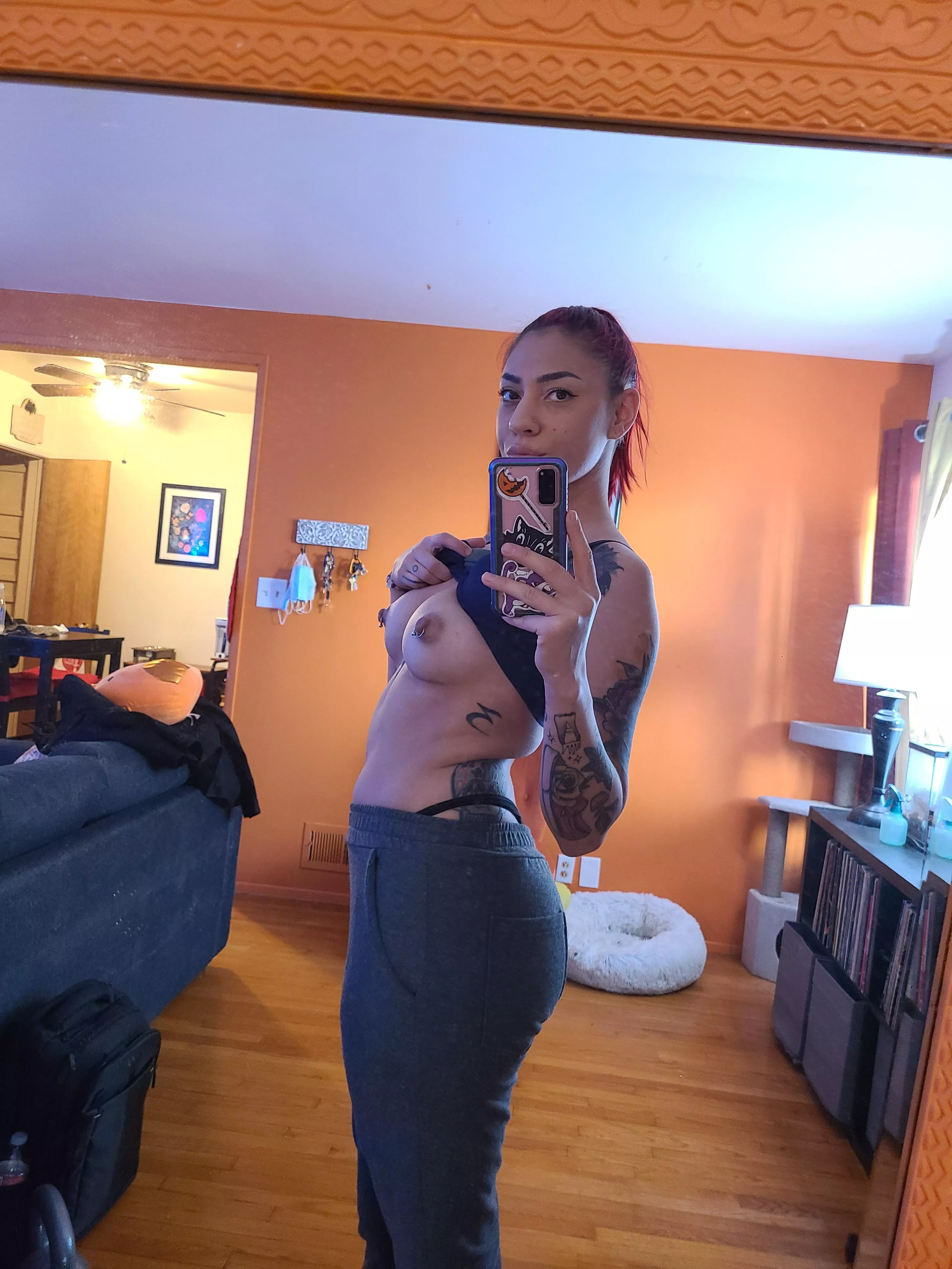 Lick my nips please!!