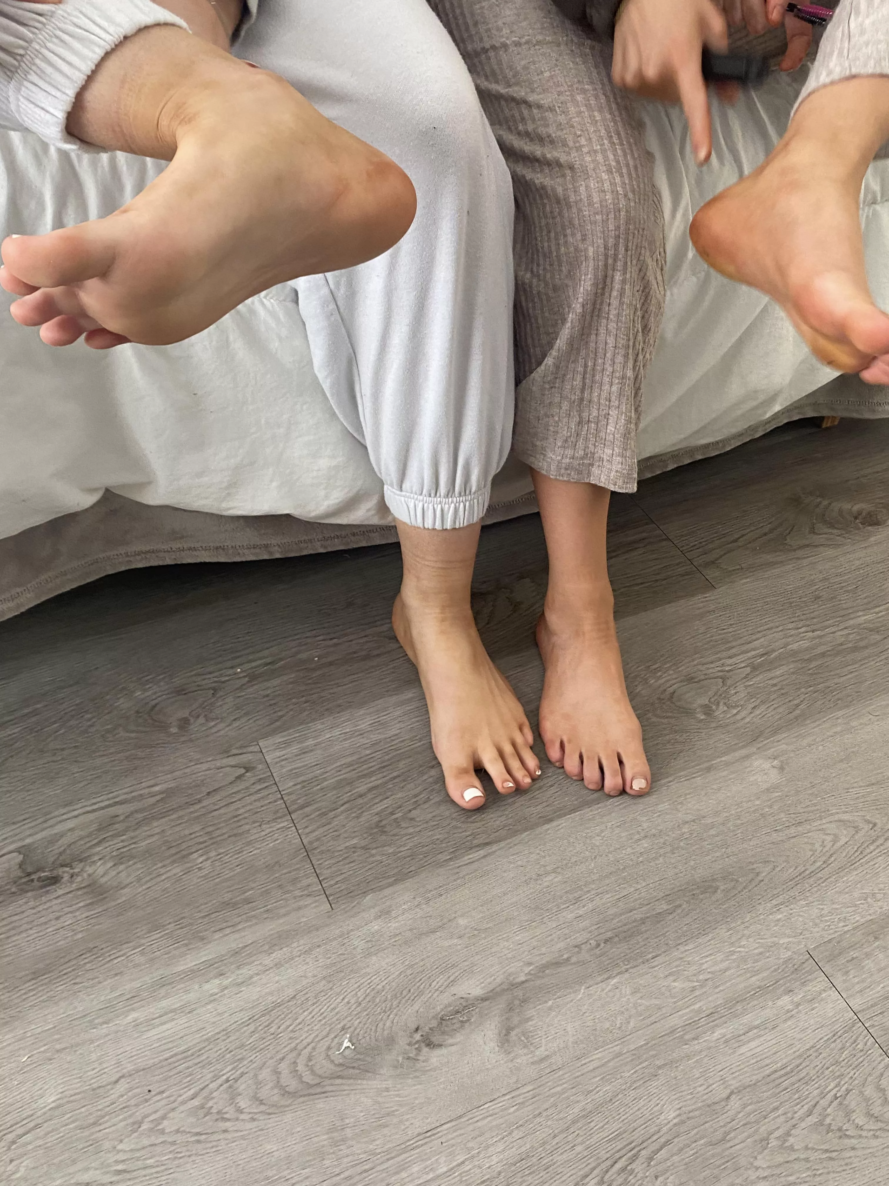 Lick our feet please!