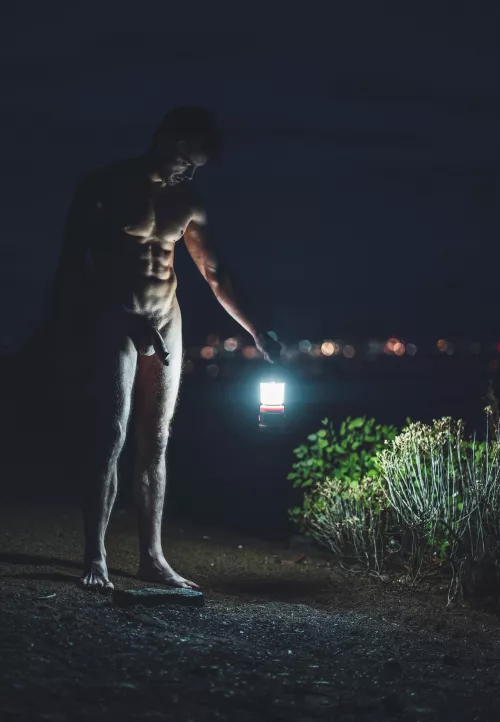 Lights from the city