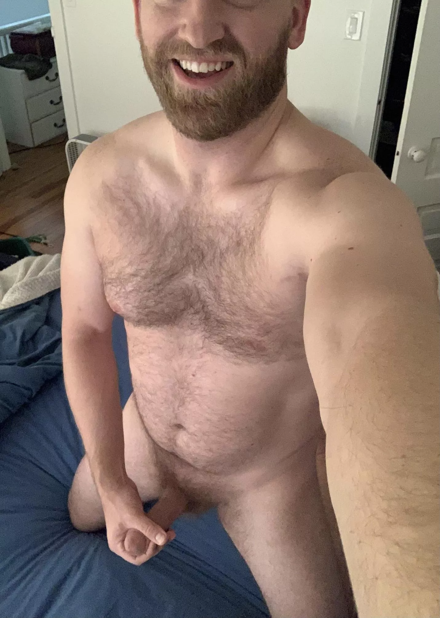 Like a Greek god who fucking loves Cheetos.