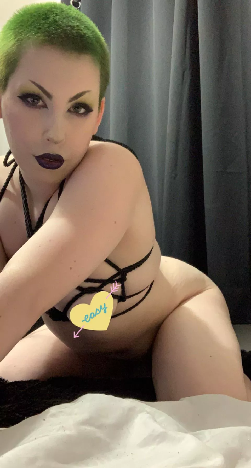 Like my new hair colour? I’ll be shaving it soon.. what colour next? 💜💛💙🧡💚❤️🖤