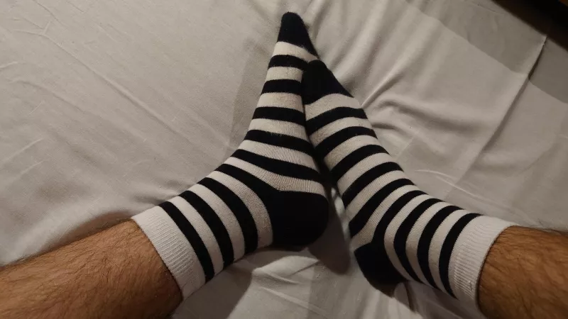 Like my new socks?
