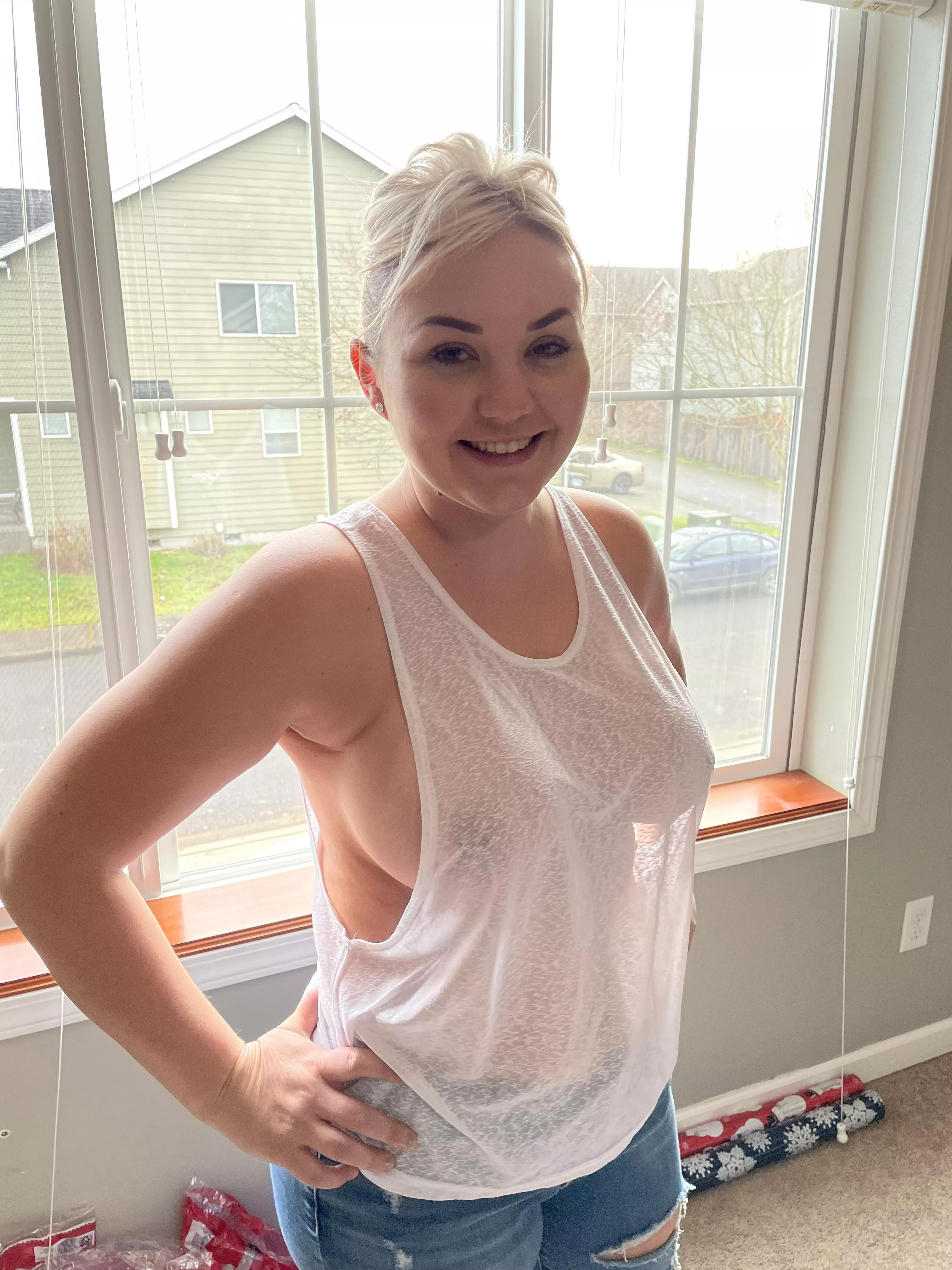 Like my new tank top?