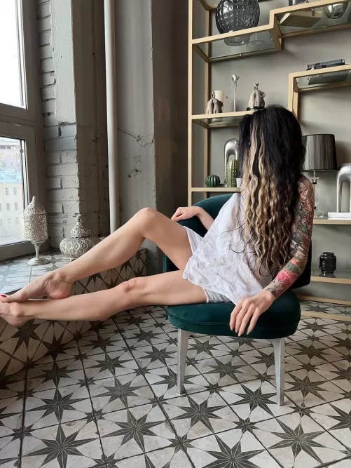 Like my skinny and long legs?