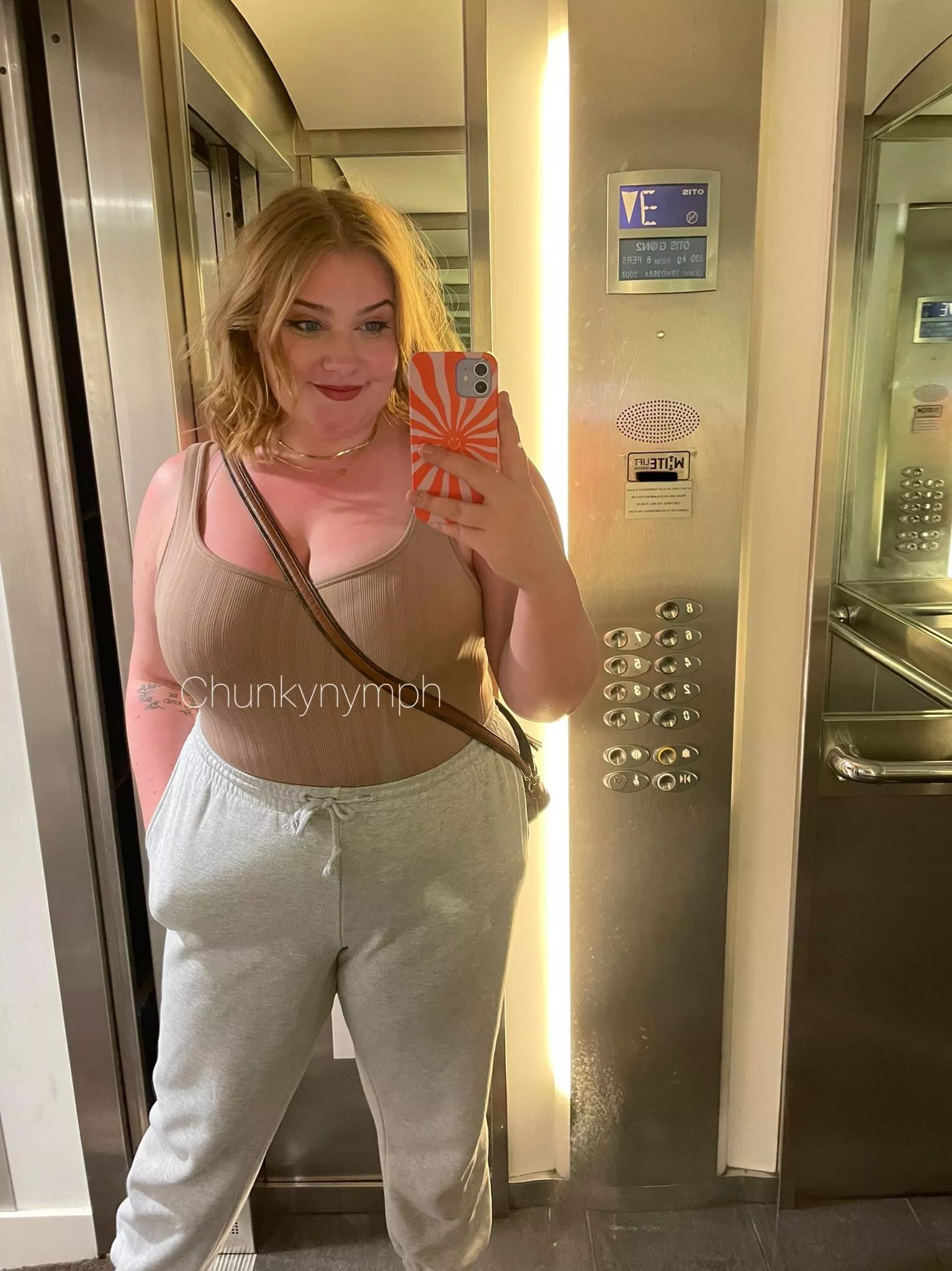 Lil elevator selfie before I go run errands