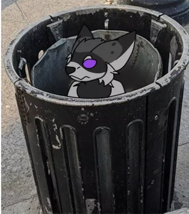 lil trash man -art by me